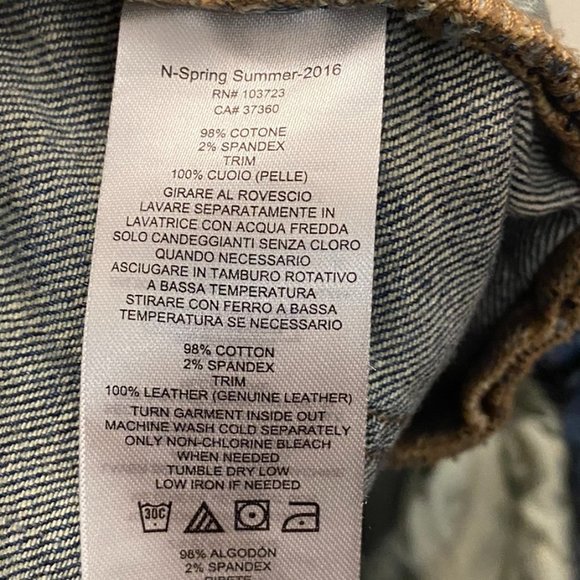 A/X Armani Exchange Dip-Dyed Boyfriend Crop - Size 26 - Picture 8 of 11